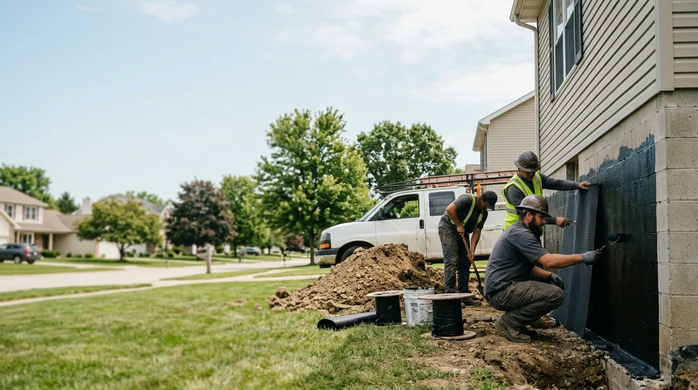 Basement Waterproofing in Summitville, IN near me